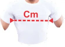 Chest Sizing 1 jpg - قوزبند طبی پل دار الاستیک