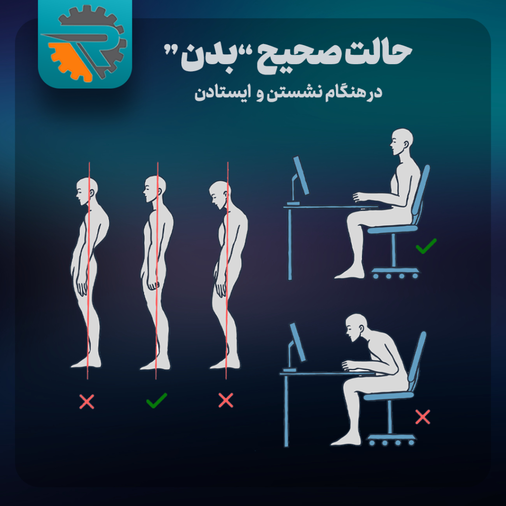 right body postures - کمردرد هنگام مطالعه، نکات و راهکارها